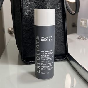 Exfoliate Paula’s choice